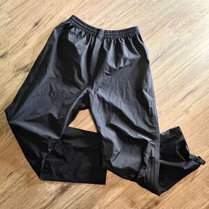 Cabelas Gore Tex Pac Lite Rainy River Shell Pants Mens Size Medium Black